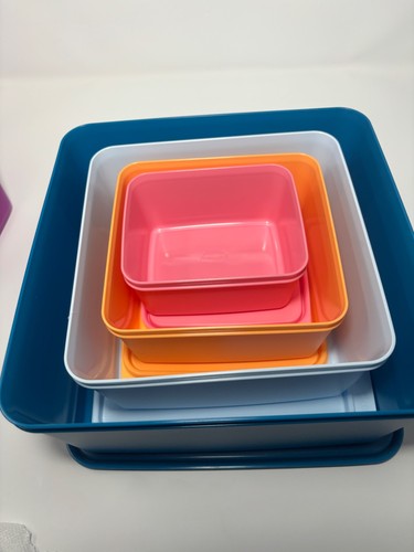 Tupperware KeepTabs 8-Piece Nesting Food Storage Container Set - photo 4