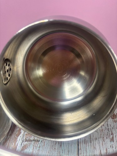 Vintage Lagostina Stainless Steel Tea Kettle Teapot Double Handl - photo 5