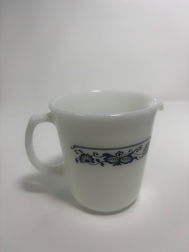 Vintage Corning Pyrex Sugar and Cream Set/ Old Town Blue Pattern - photo 4