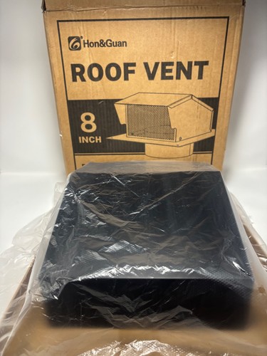 HON&GUAN 8 IN BLACK GALVANIZED STEEL EXHAUST ROOF VENT CAP - photo 5