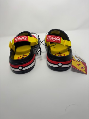 Pokemon Pikachu Ground Up Clogs Kids Shoes Size 2&5 NEW - photo 4