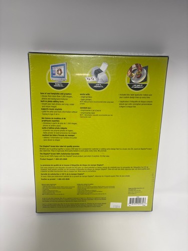 New Staples Laser Inkjet CD DVD Labels 50 Pack Avery 5931 8931 - photo 2