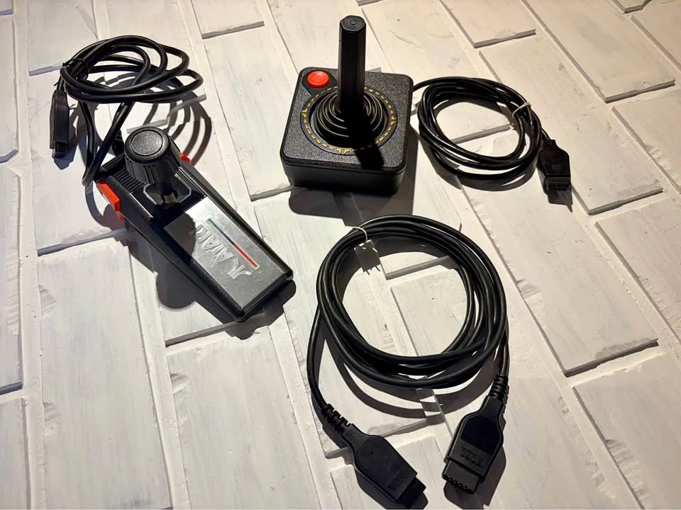 Vintage Atari Joysticks and SEGA controller Extension Cable