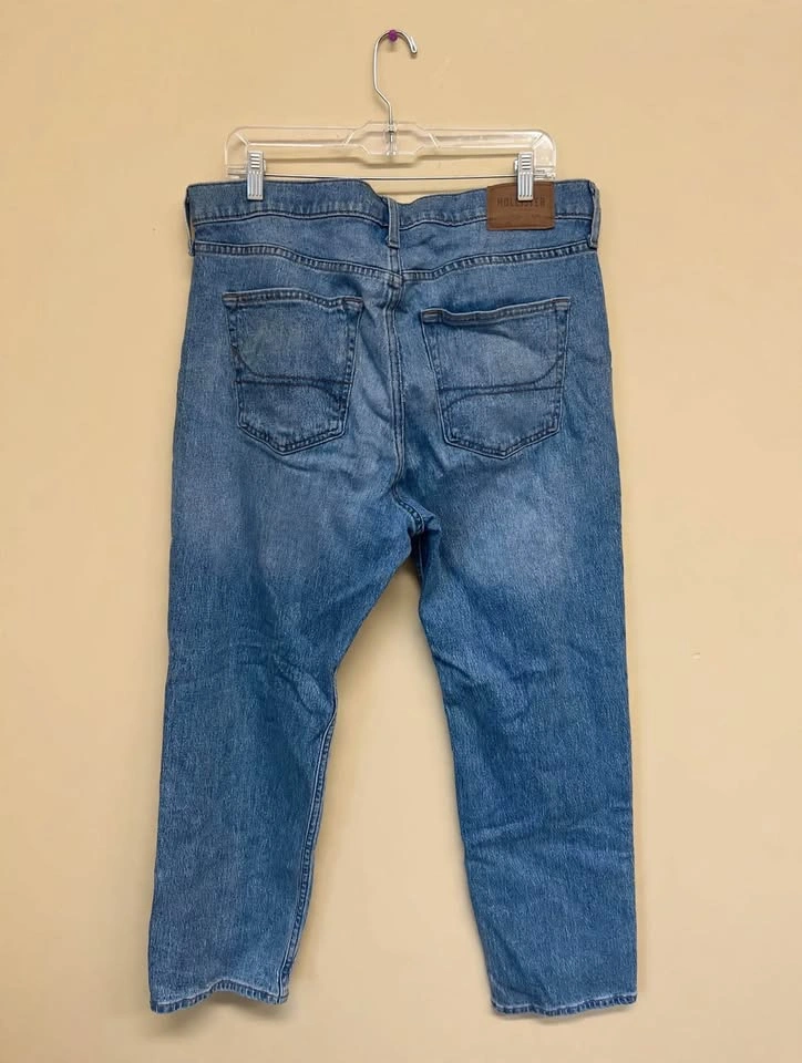 Hollister Men's Loose Fit Jeans – W34 L30 – Classic Blue - photo 3