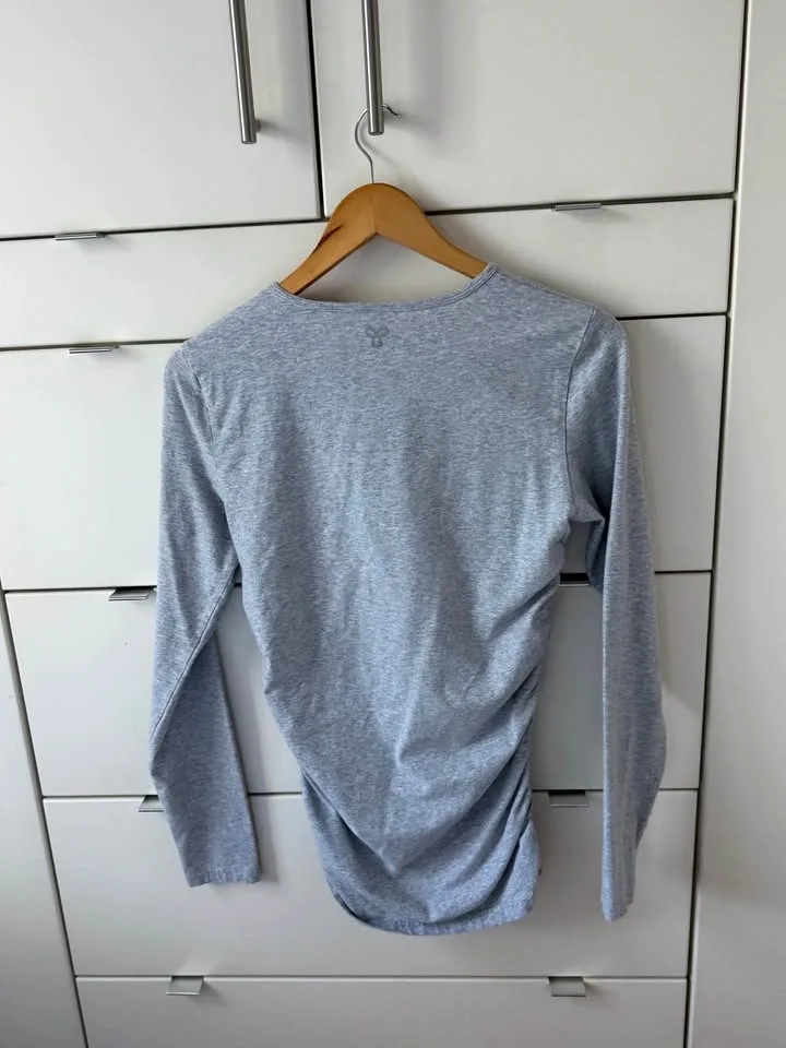 Aritzia Tna Chill Malibu Longsleeve Top Size Large Grey - photo 5
