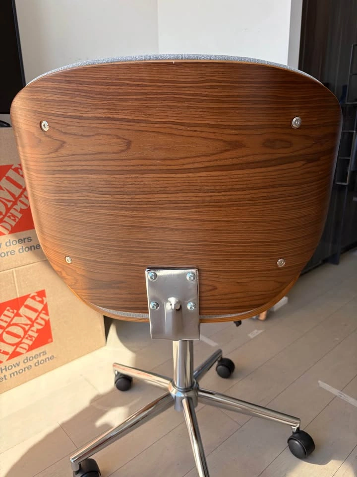 Mid-Century Modern Swivel Office Chair - photo 3