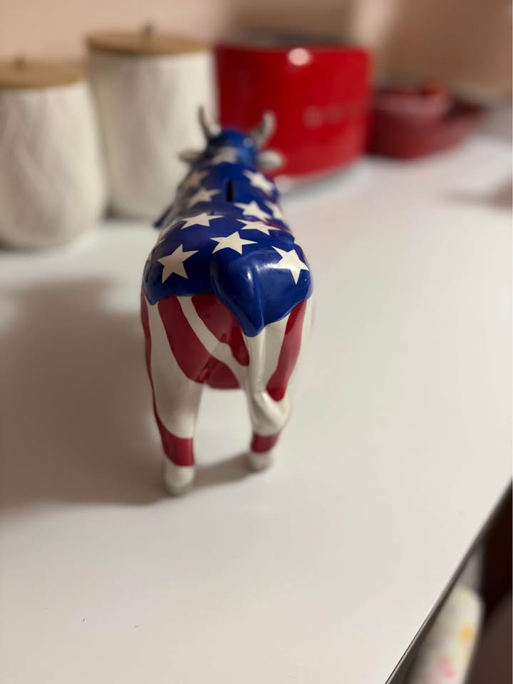 Piggy bank - Patriotic Cow/Bull - photo 5