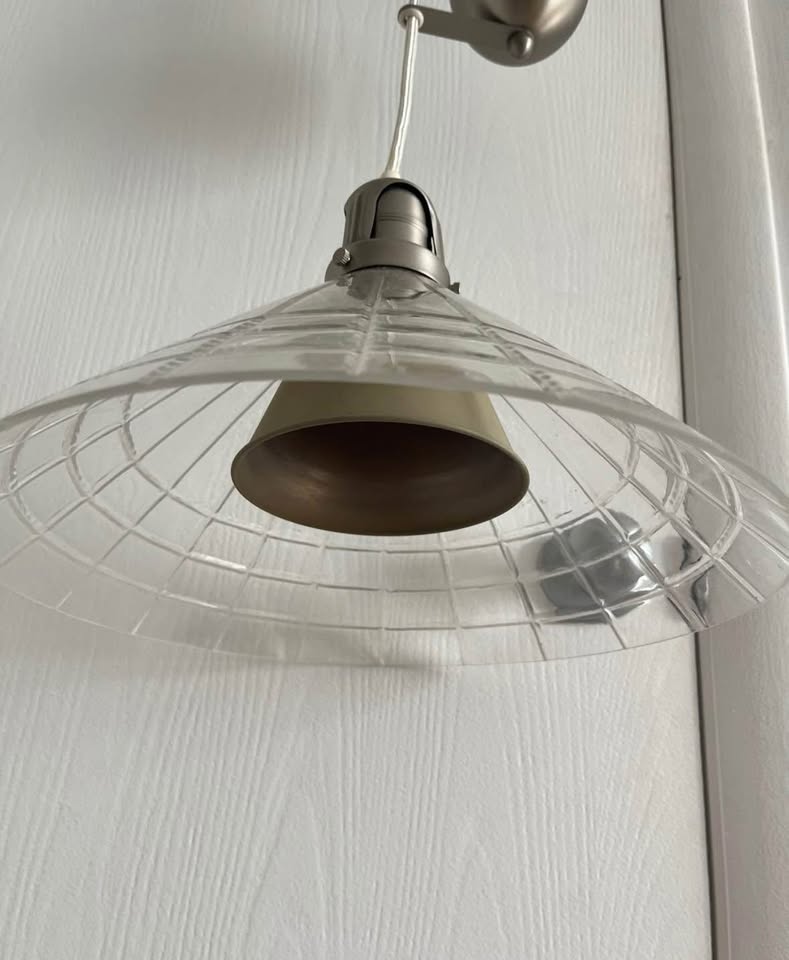 Glass Hanging Pendant Light 14 inch - Ikea - photo 2
