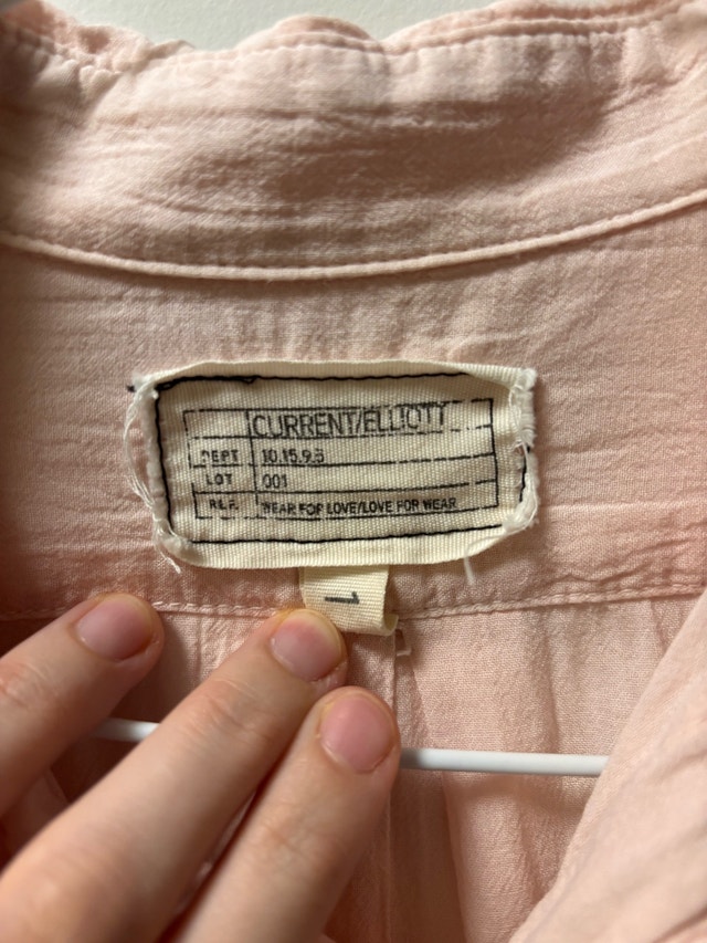 Pink cotton shirt, S - photo 3