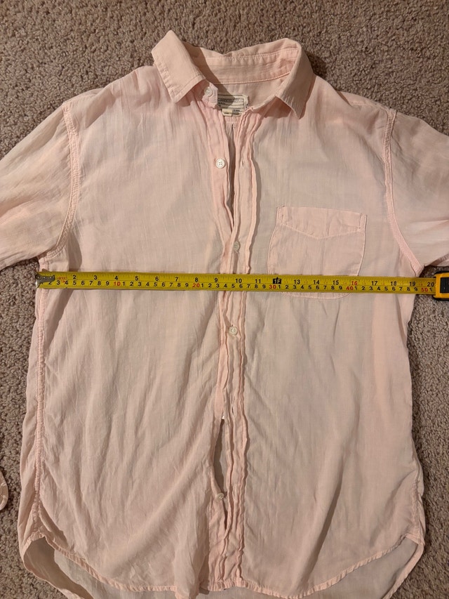 Pink cotton shirt, S - photo 5