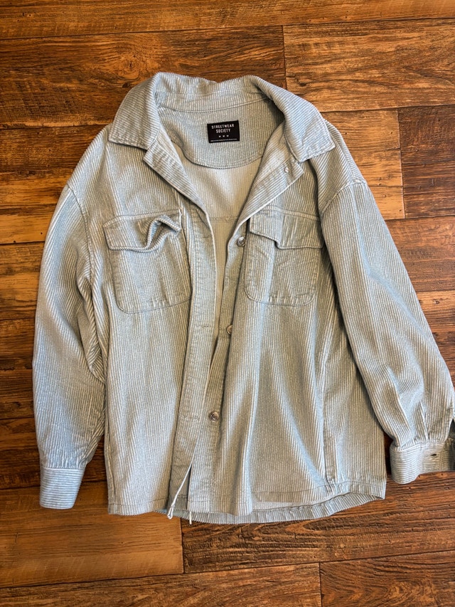 Streatwear society corduroy shirt, M