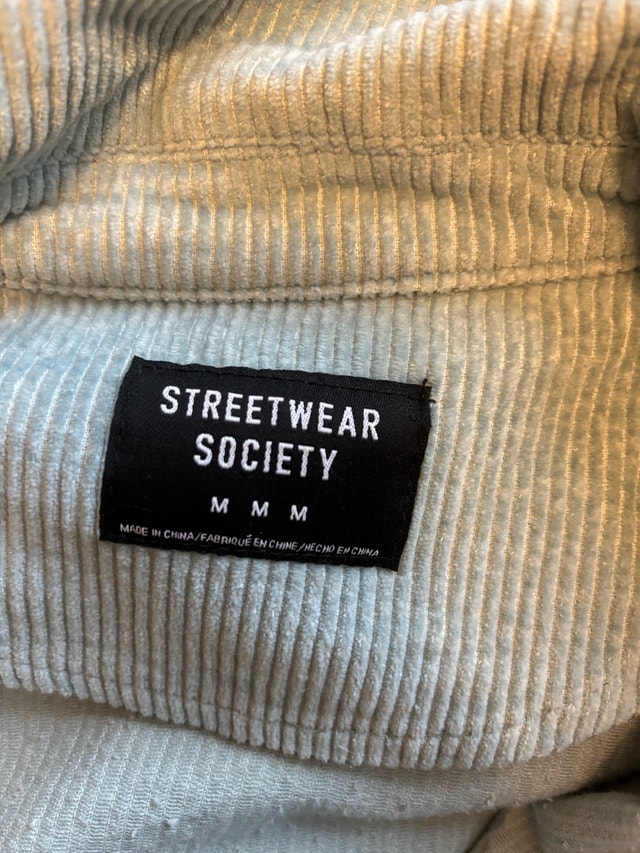 Streatwear society corduroy shirt, M - photo 4