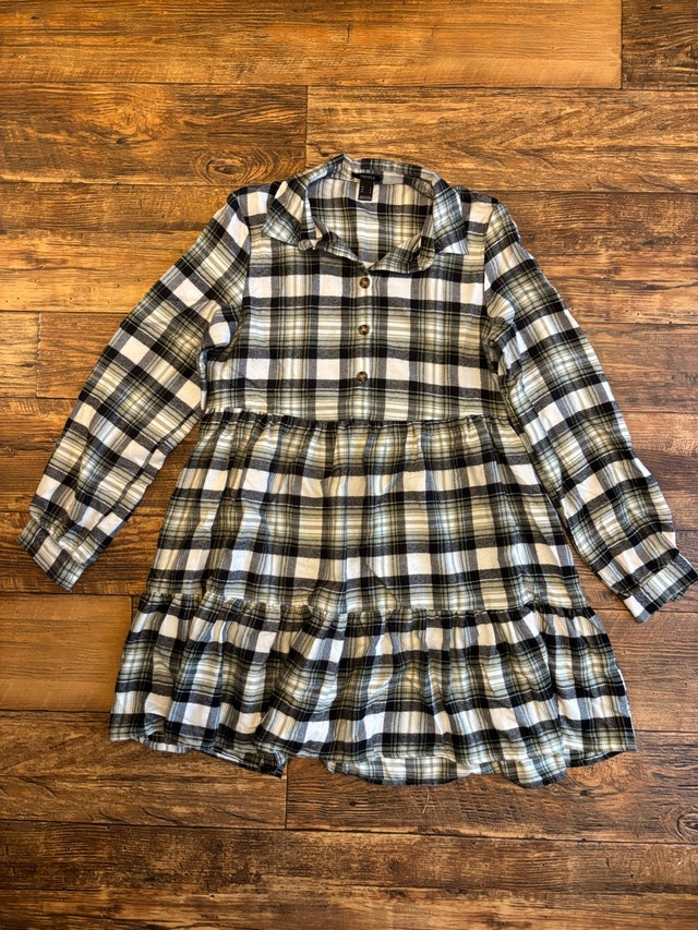 Plaid dress, S