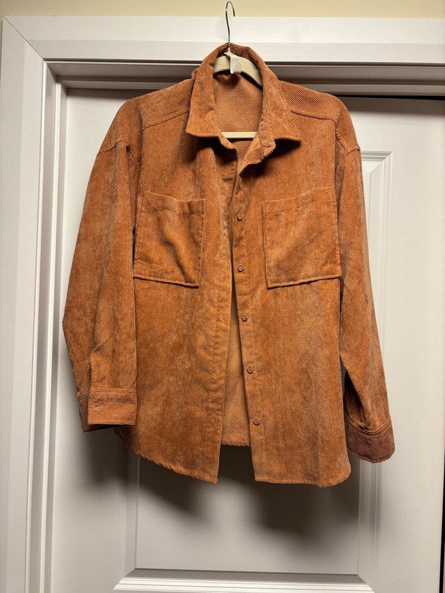 Ardene corduroy shirt, M