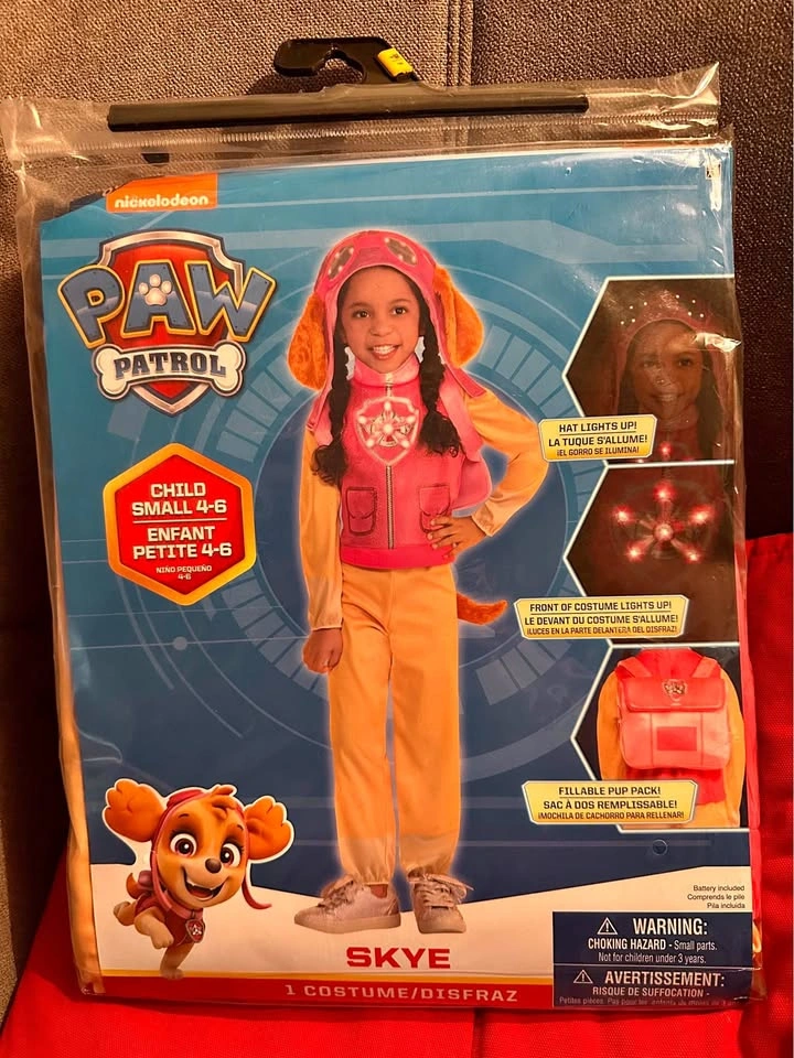 Child Skye Halloween Costume, Multi-Colour, Small 4-6