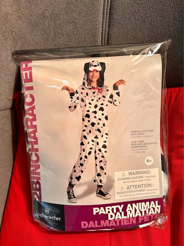 Kids' Disney 101 Dalmatians Jumpsuit Halloween Costume M & L