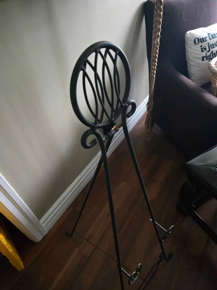 Vintage Iron picture frame holder image indicator(3)