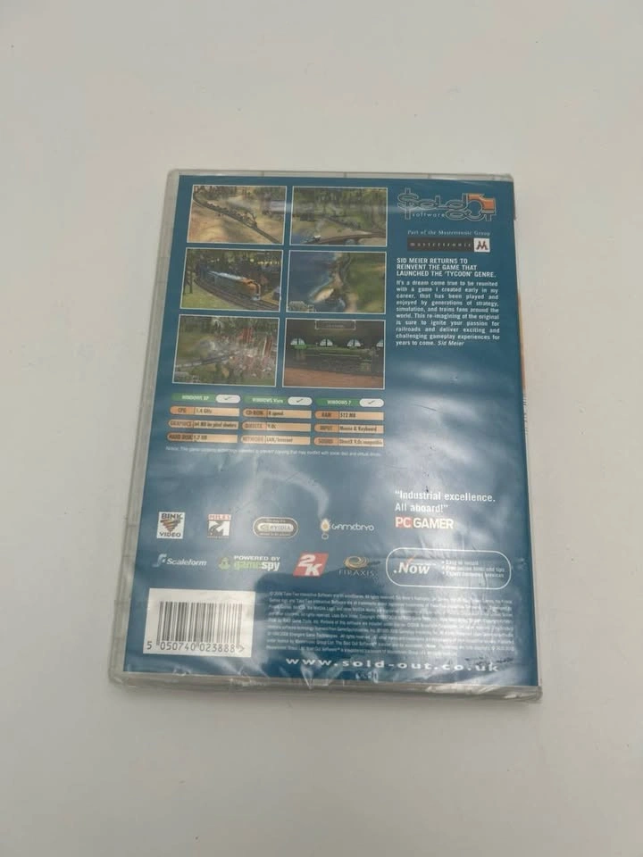 Sid Meier’s Railroads PC – Brand New Sealed - photo 2