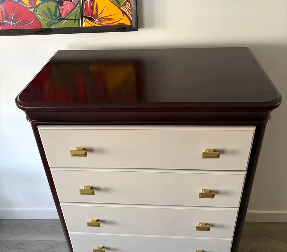 Refinished Tallboy Dresser-6 Drawers - photo 4