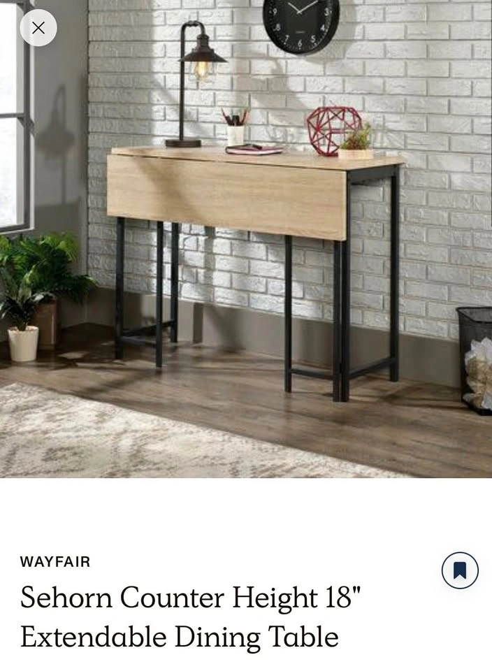 Extendable Dining Table Counter Height