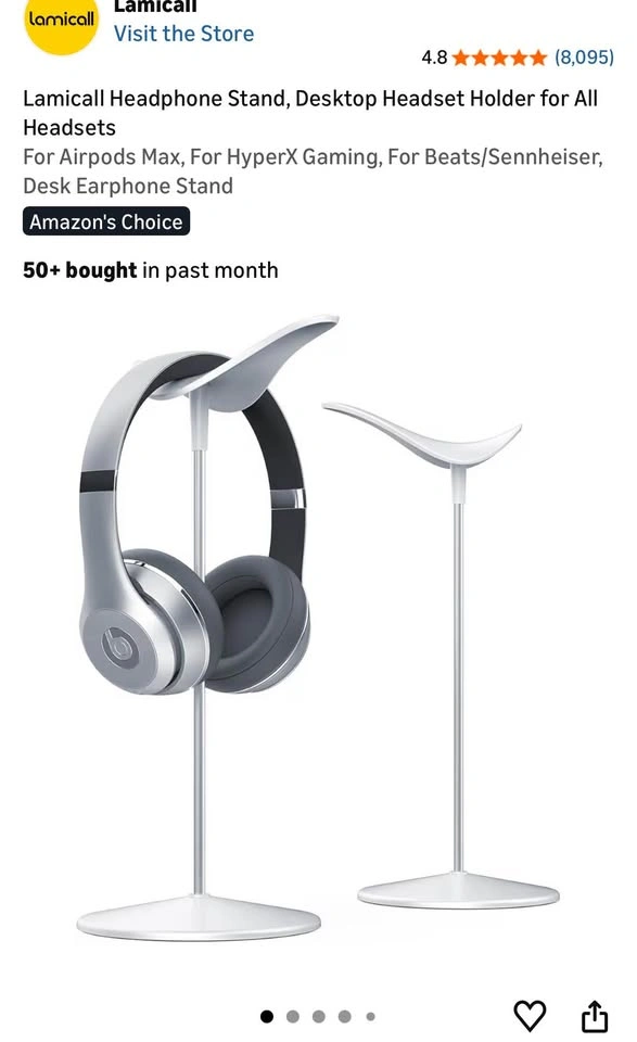 Sony Noise Cancelling Headphones + Travel Case + Stand - photo 4