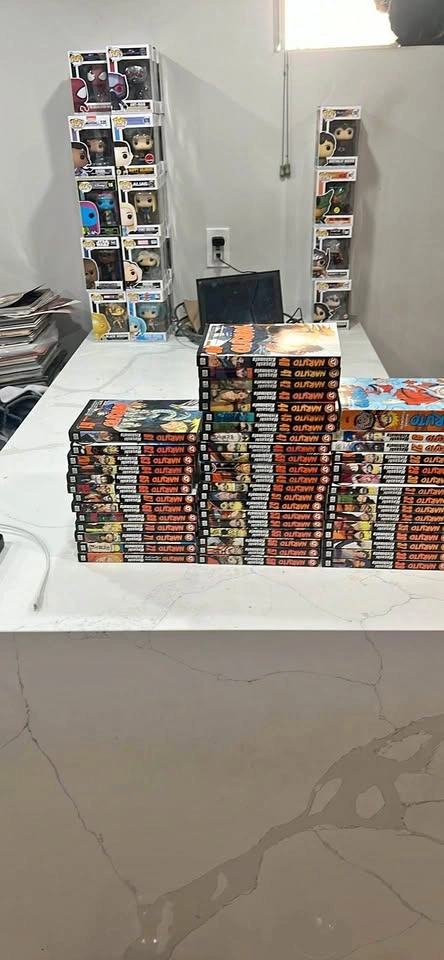Naruto Manga Book Lot Volumes 1-3 & 28-72 - 46 Books