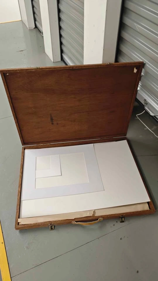 Large wooden portfolio case - photo 4
