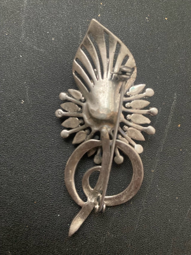 silver pin brooch - photo 2