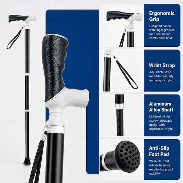 New Retractable Trekking Cane - photo 5