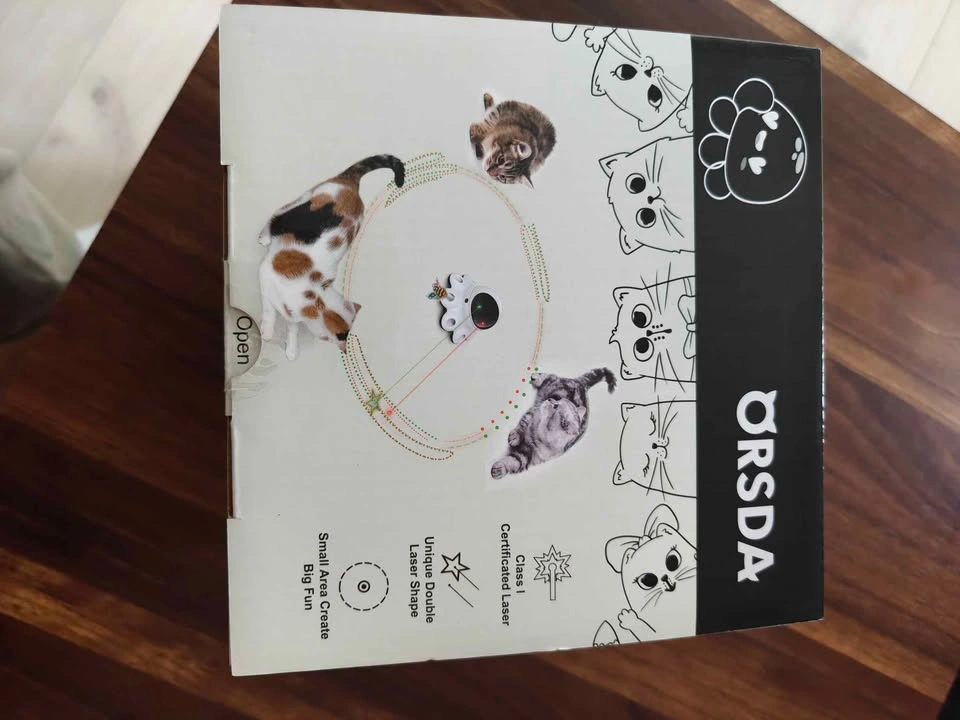 Automatic Cat Toy - ORSDA T68-BG 2-in-1 Laser & Whack a Mole - photo 3