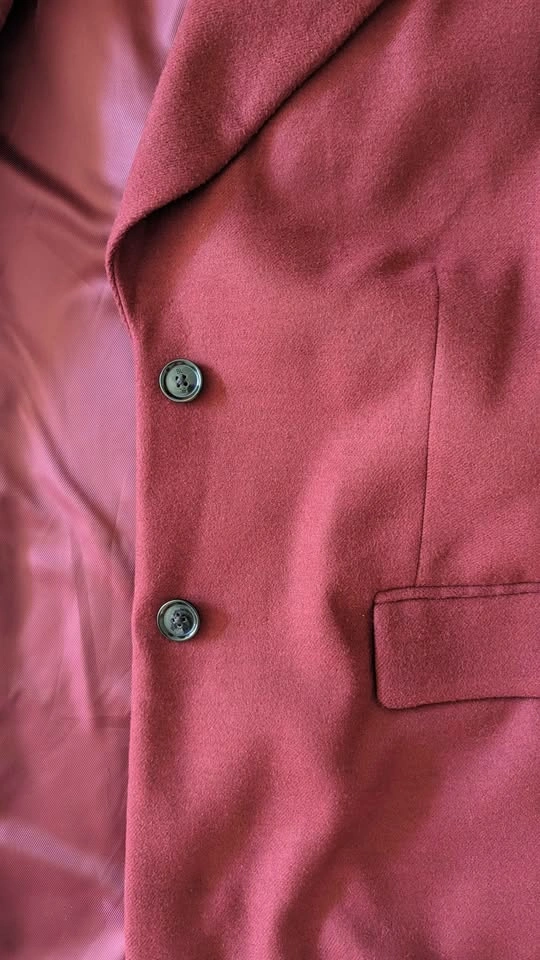 Banana Republic Long Coat, Red/Maroon, Like New - photo 5