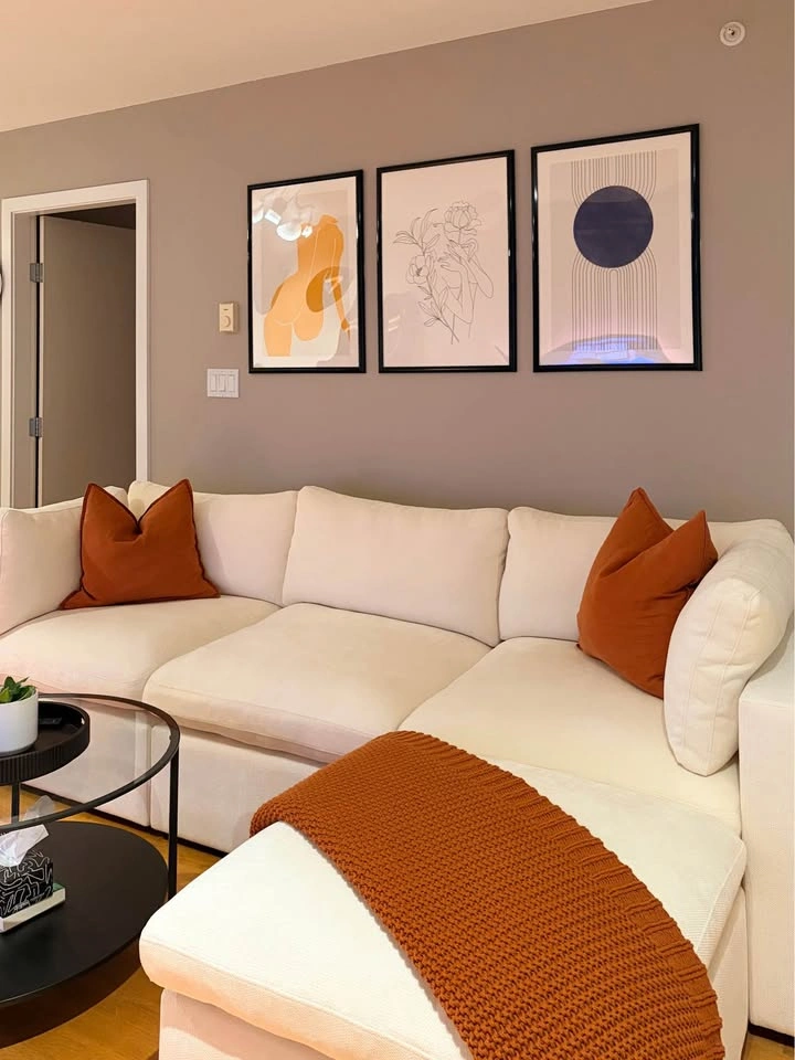 Cozey Ciello 3-Seat Modular Sofa + Ottoman — Snowdrift - photo 2