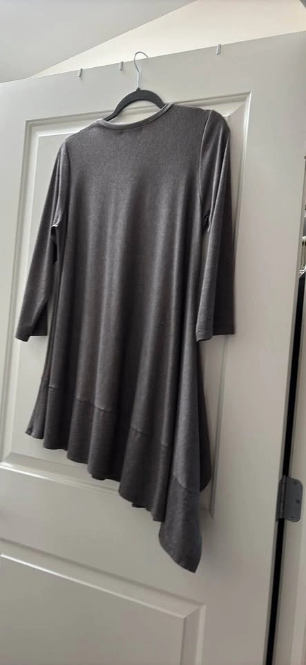 Fabulous Taupe asymmetrical dress - photo 2