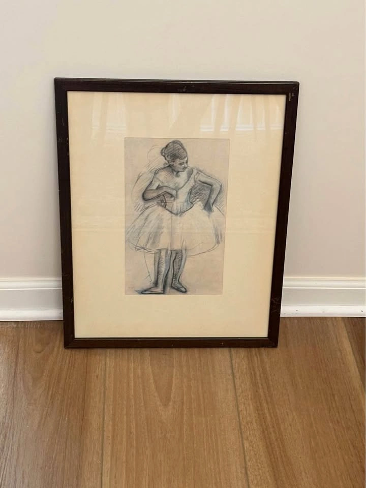 Etching of a ballerina