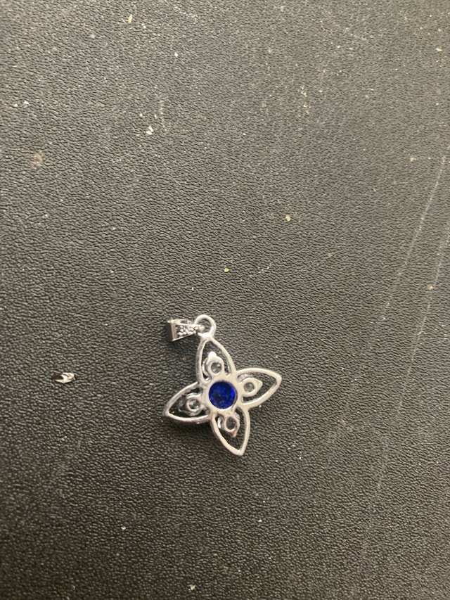 18k white gold pendant - photo 2