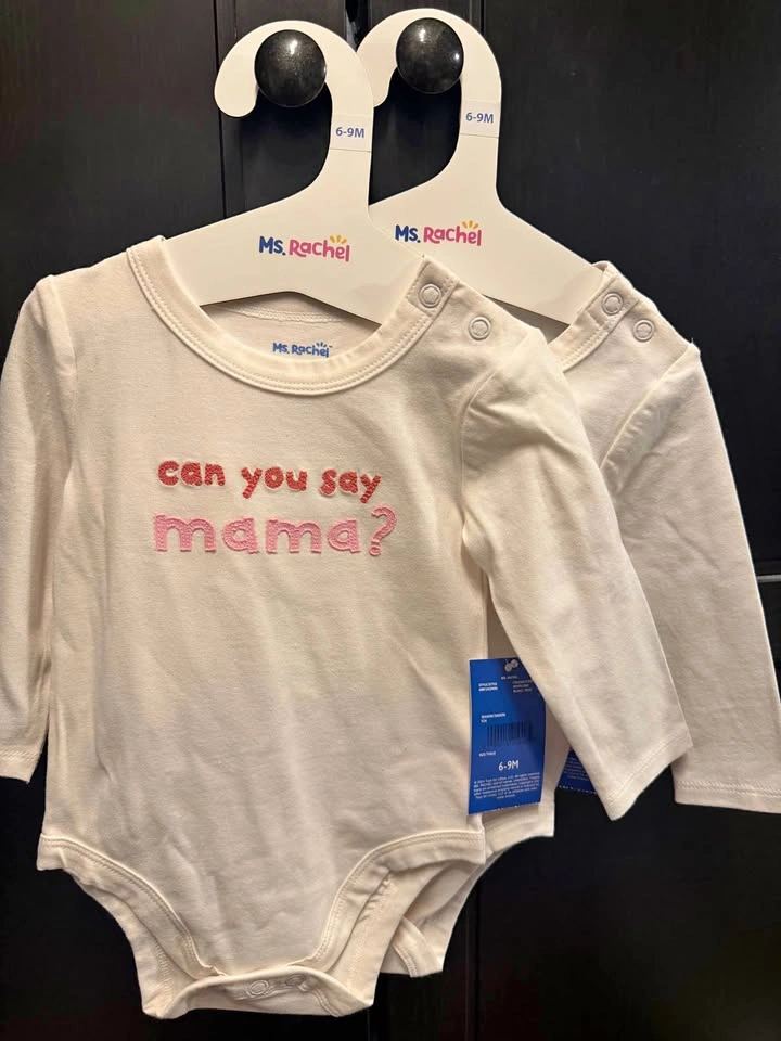 NEW Ms. Rachel onesies size 6-9 months. Giftable