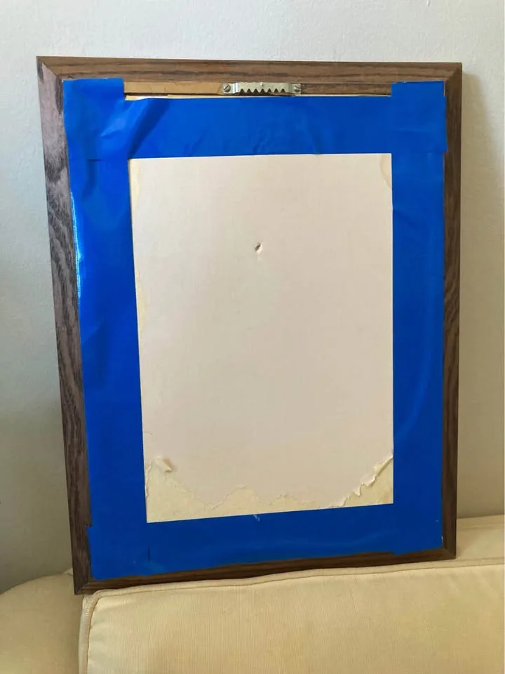 Vintage frame w/ Music Box Theatre print Jeff/portage park image indicator(2)