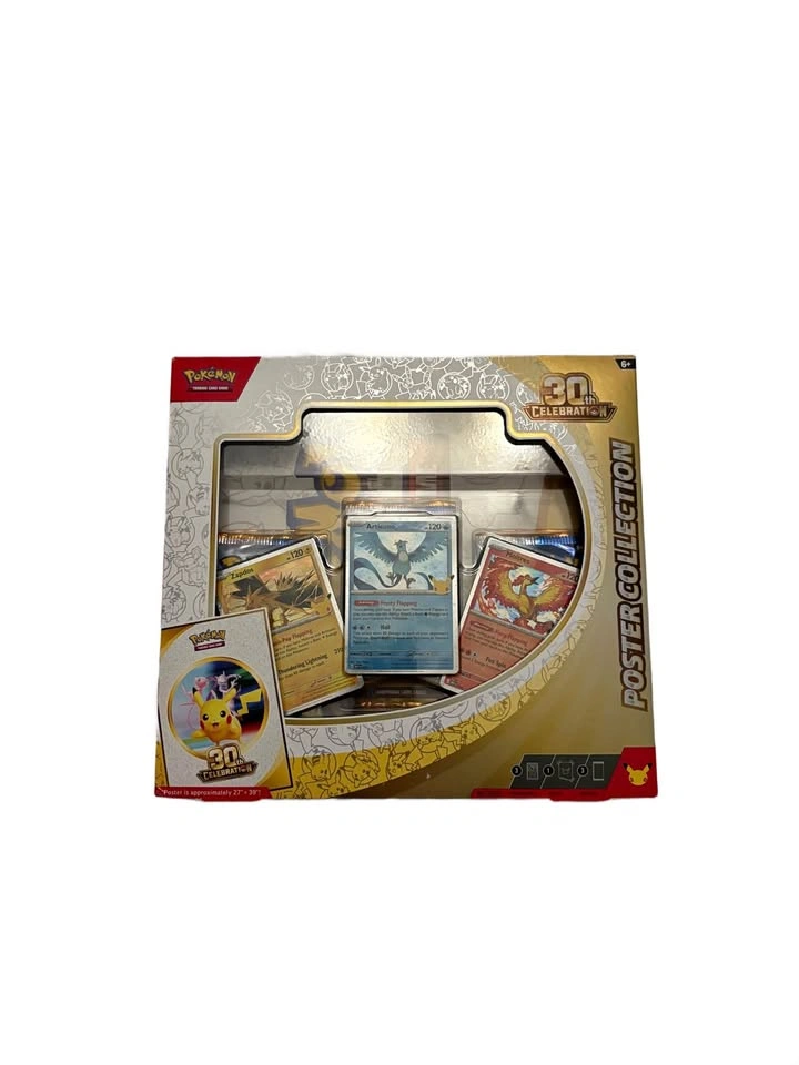 Pokémon TCG 30th Celebration Poster Collection Box – Factory Sea