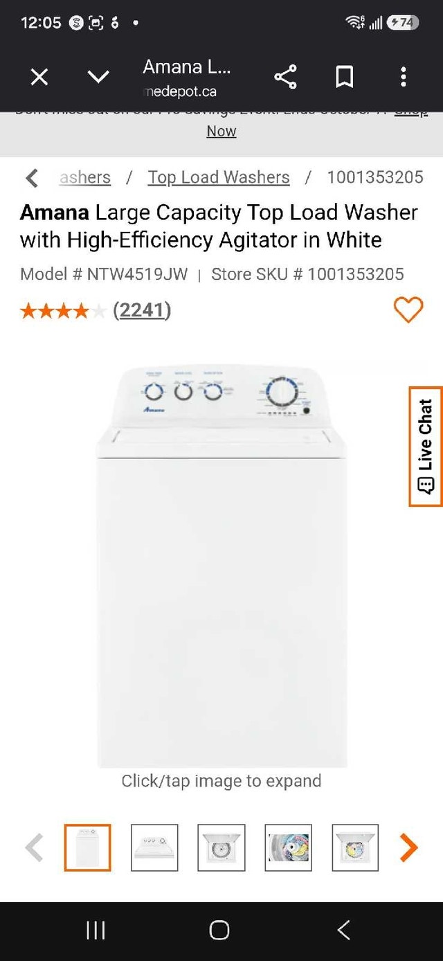 Renting Washing/Drying Machines per month