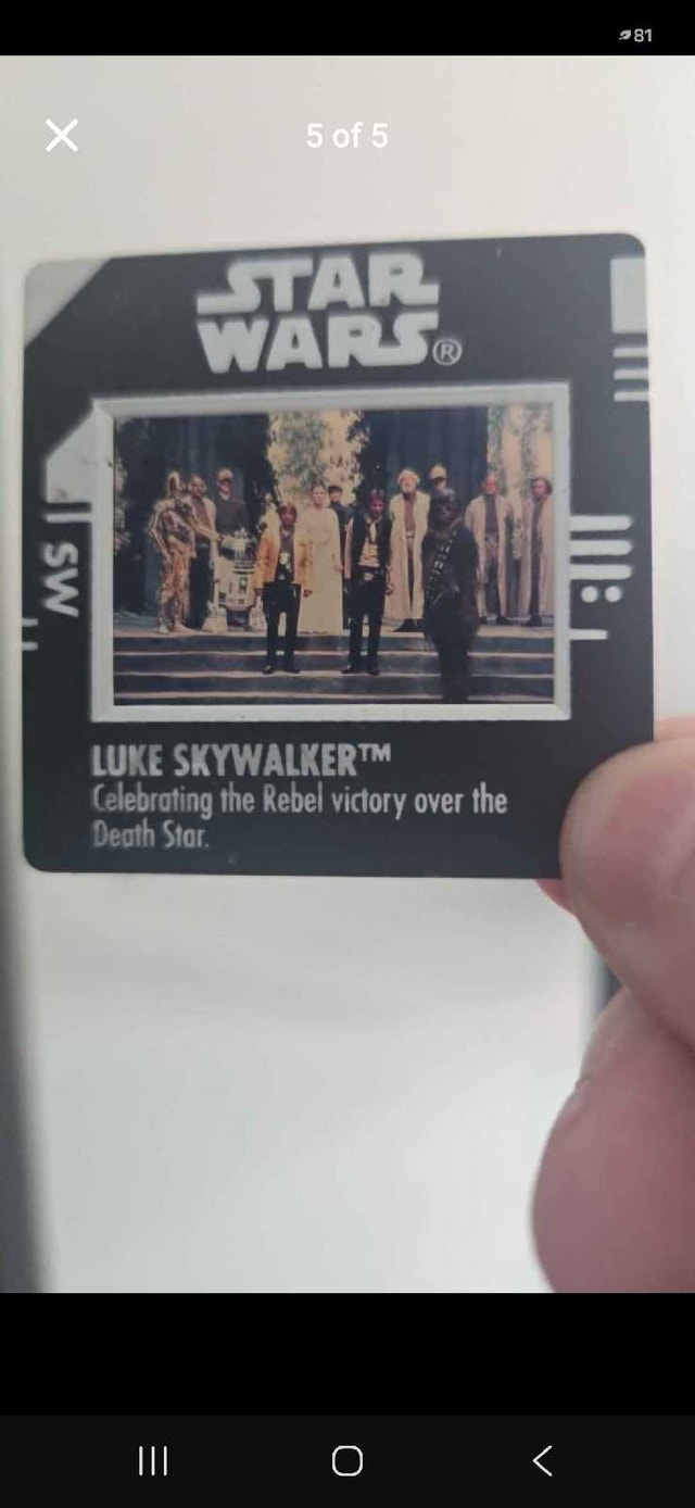 Hasbro Star Wars Episode I and Original Trilogy Slides