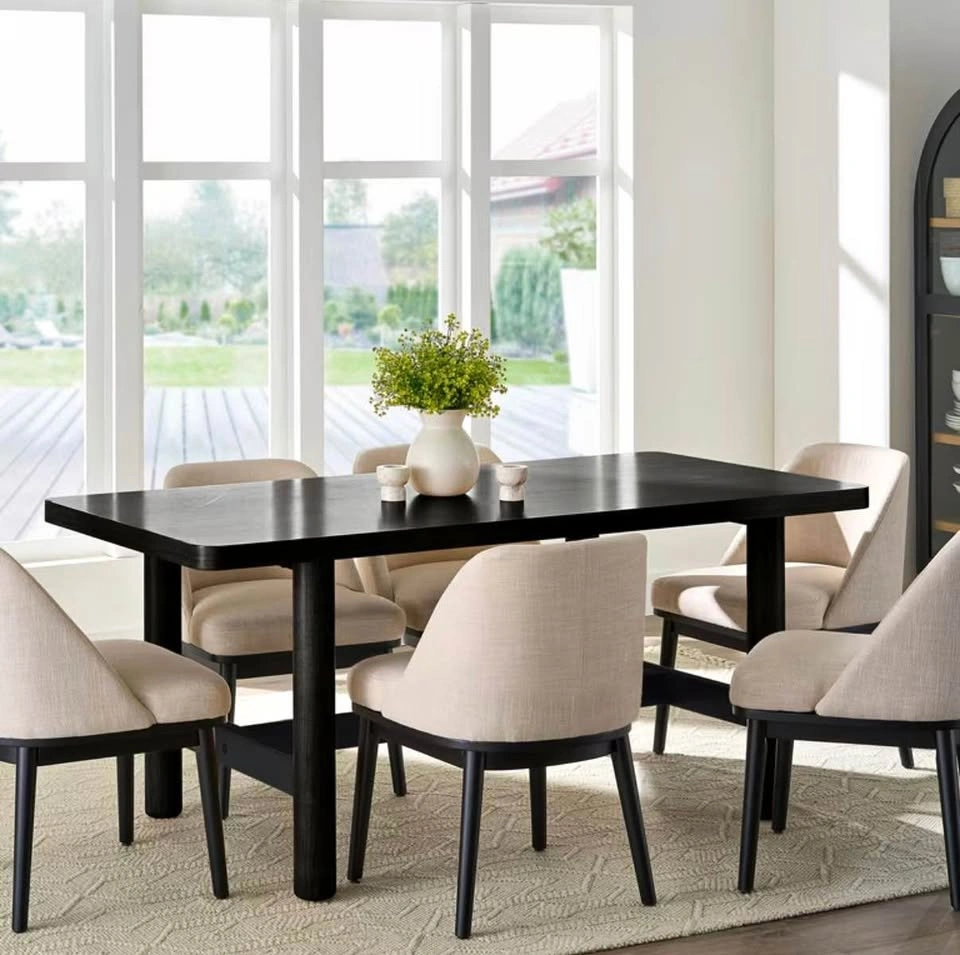 Better Homes & Gardens Adlin 70” Dining Table – Charcoal