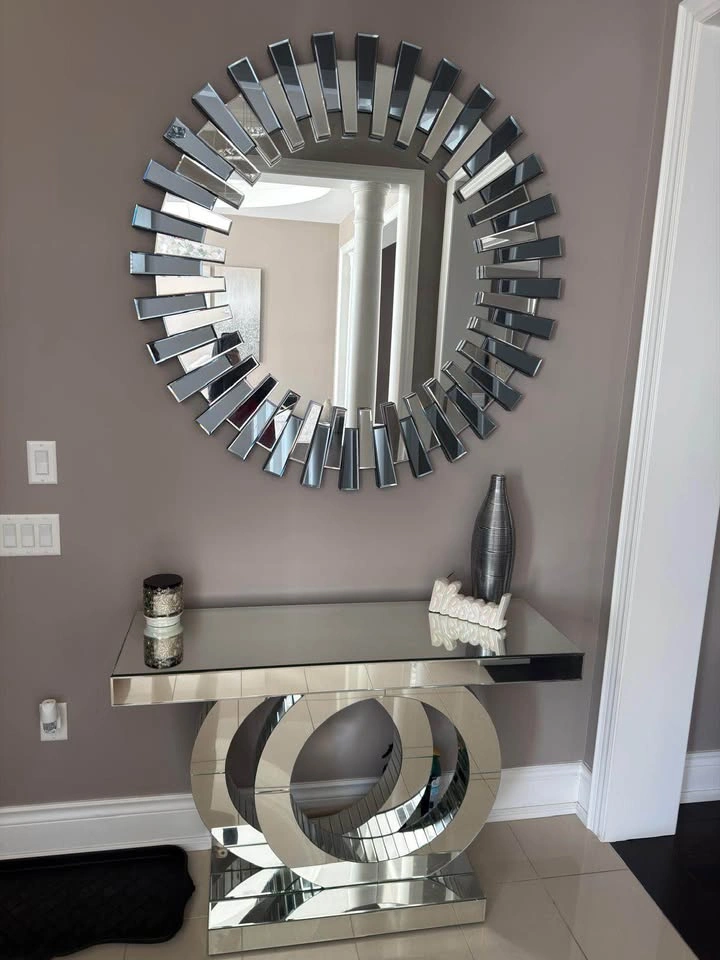Decorative Wall Mirror and console table set - photo 3