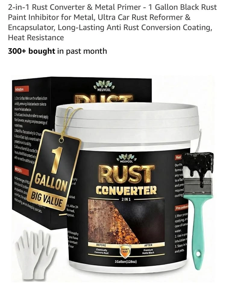 Brand new 2-1 Rust converter & Metal primer 1 gallon