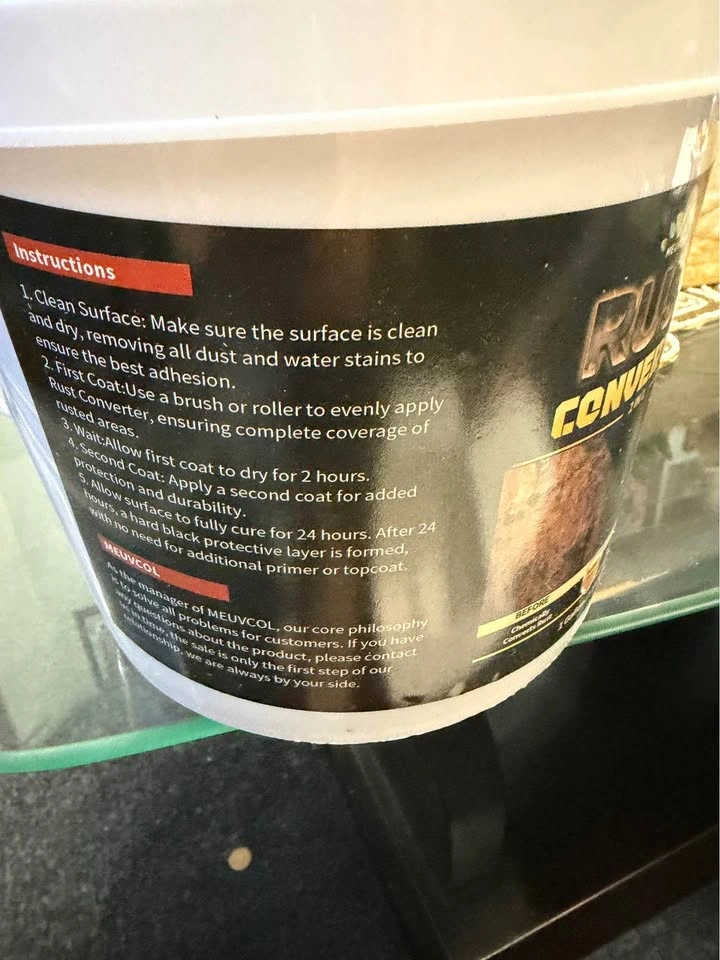 Brand new 2-1 Rust converter & Metal primer 1 gallon - photo 4