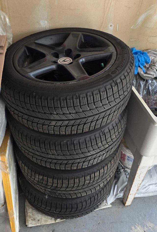 225/50R17 Michelin X-Ice Winter Tires on 17" Rims