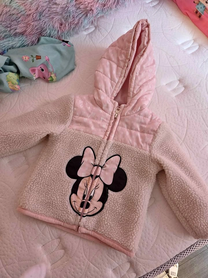 Disney Baby Minnie Mouse Fleece Hooded Jacket 12-18M
