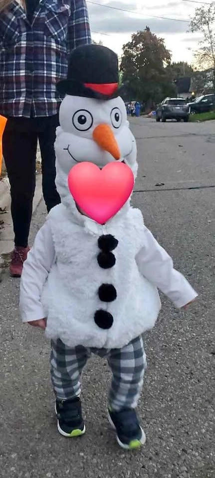 Toddler Snowman Costume