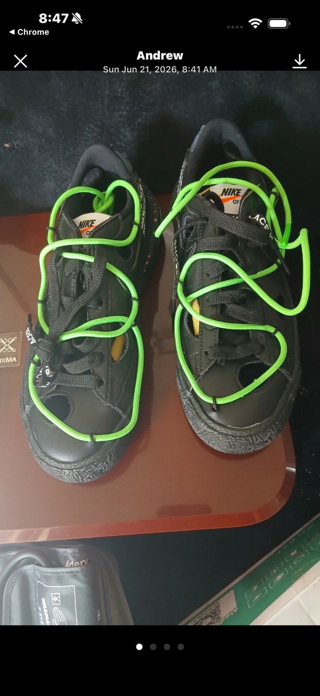 Nike x Off-White Blazer Low Black/Electro Green
