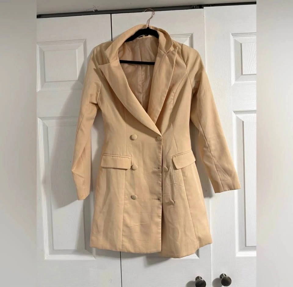 Nasty Gal Double Breasted Blazer Dress