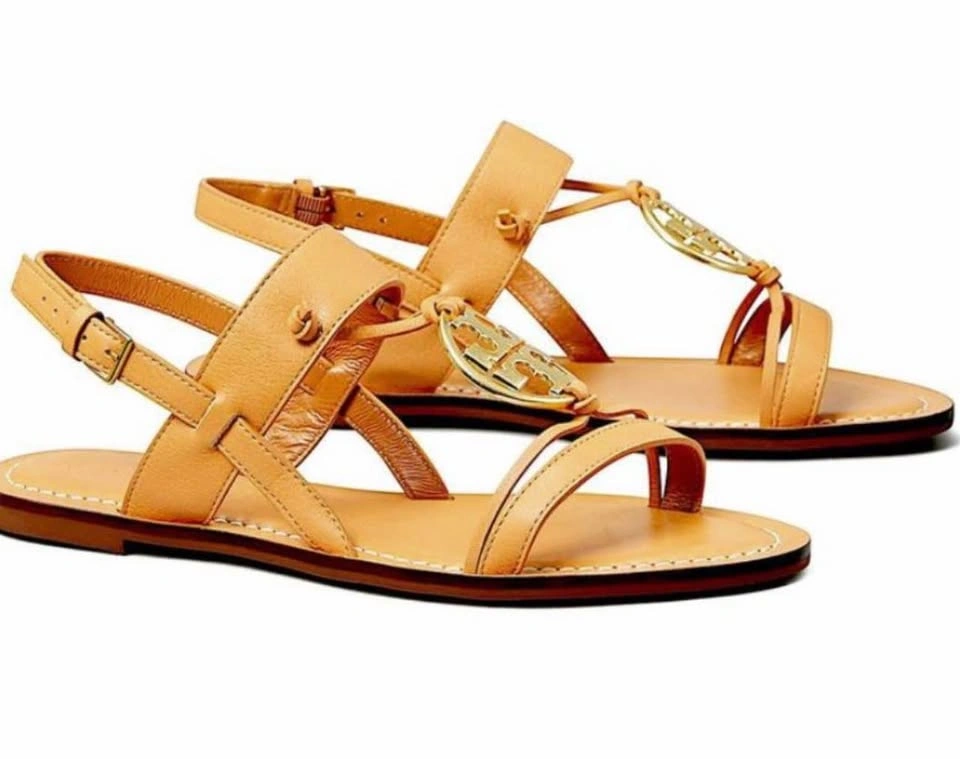 Tory Burch Miller Metal Logo Sandals Size 7.5/8 - photo 2
